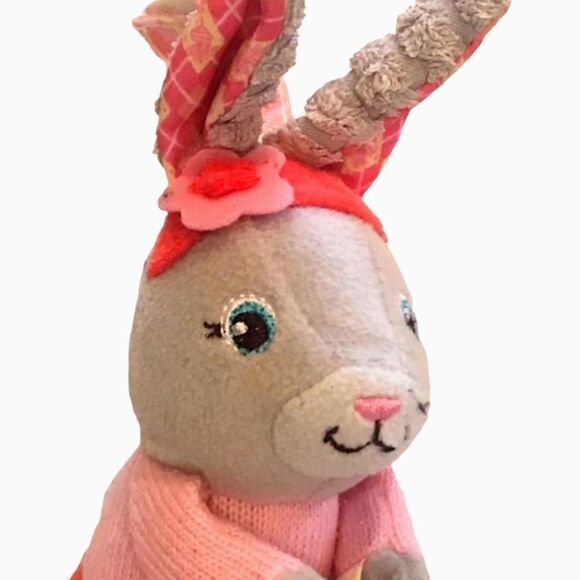 INFANTINO Peter Rabbit Lily Bobtail Bunny Rabbit Chime Plush Baby Teething Toy C - Picture 8 of 14